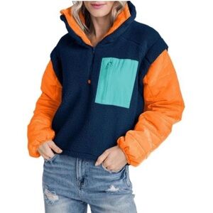Veveret Women's Vibrant Ski Jacket with Teal Accent